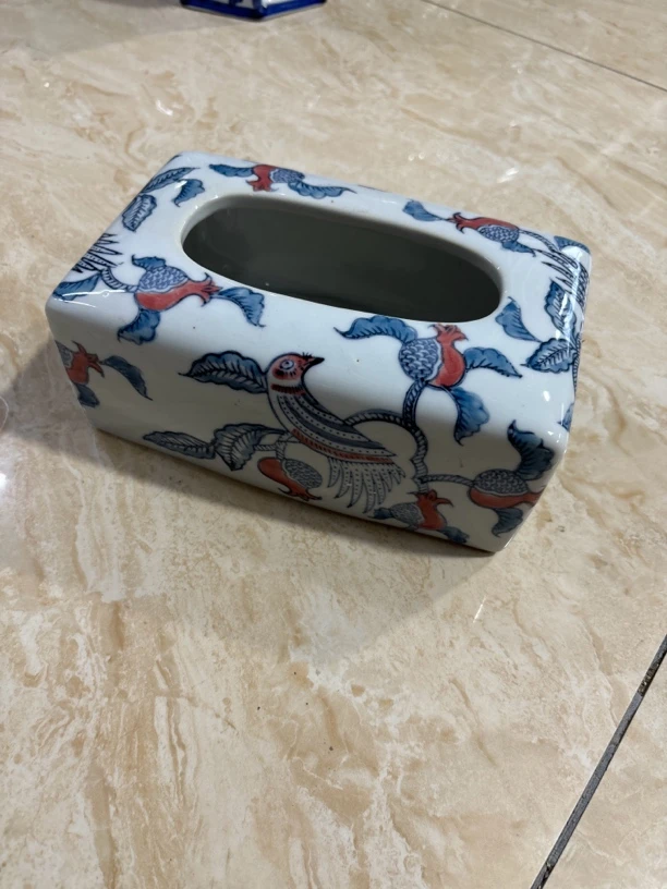 陶瓷纸巾盒摆件纸巾盒