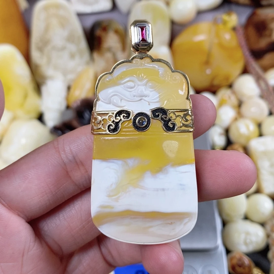 琥珀裸石未镶嵌嘉***丶我