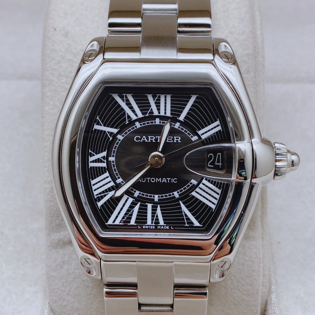 99新 Cartier/卡地亚 跑车 40mm 自动机械 精钢