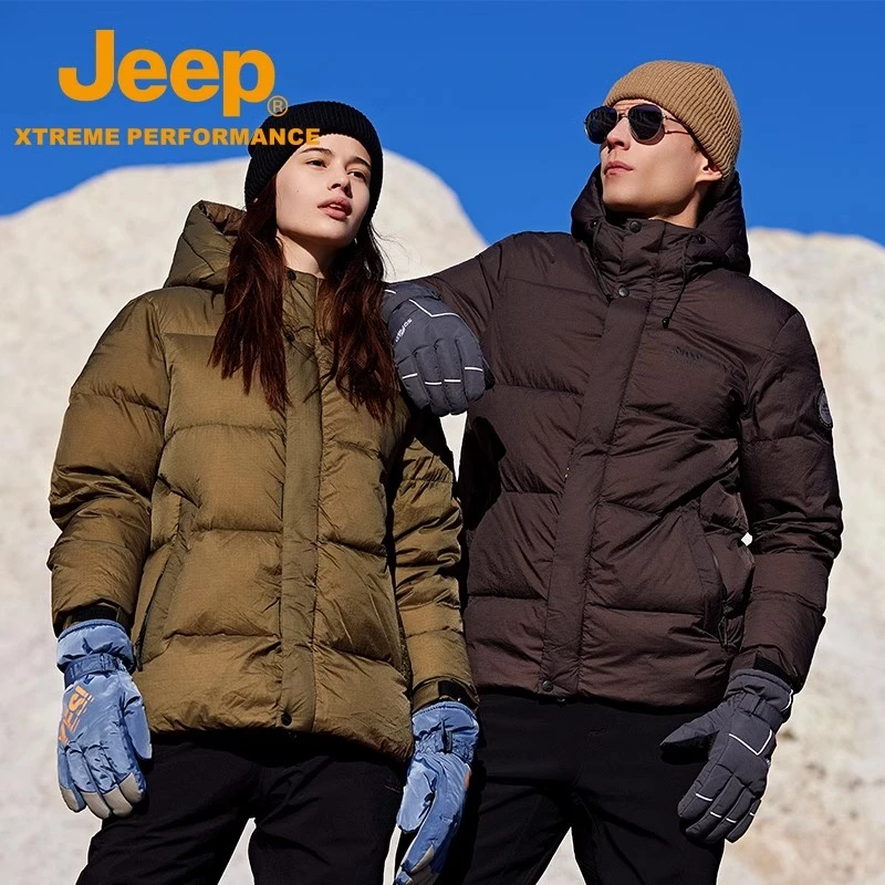 JEEP/吉普户外休闲厚款羽绒服舒适防风保暖秋冬外套J342074703