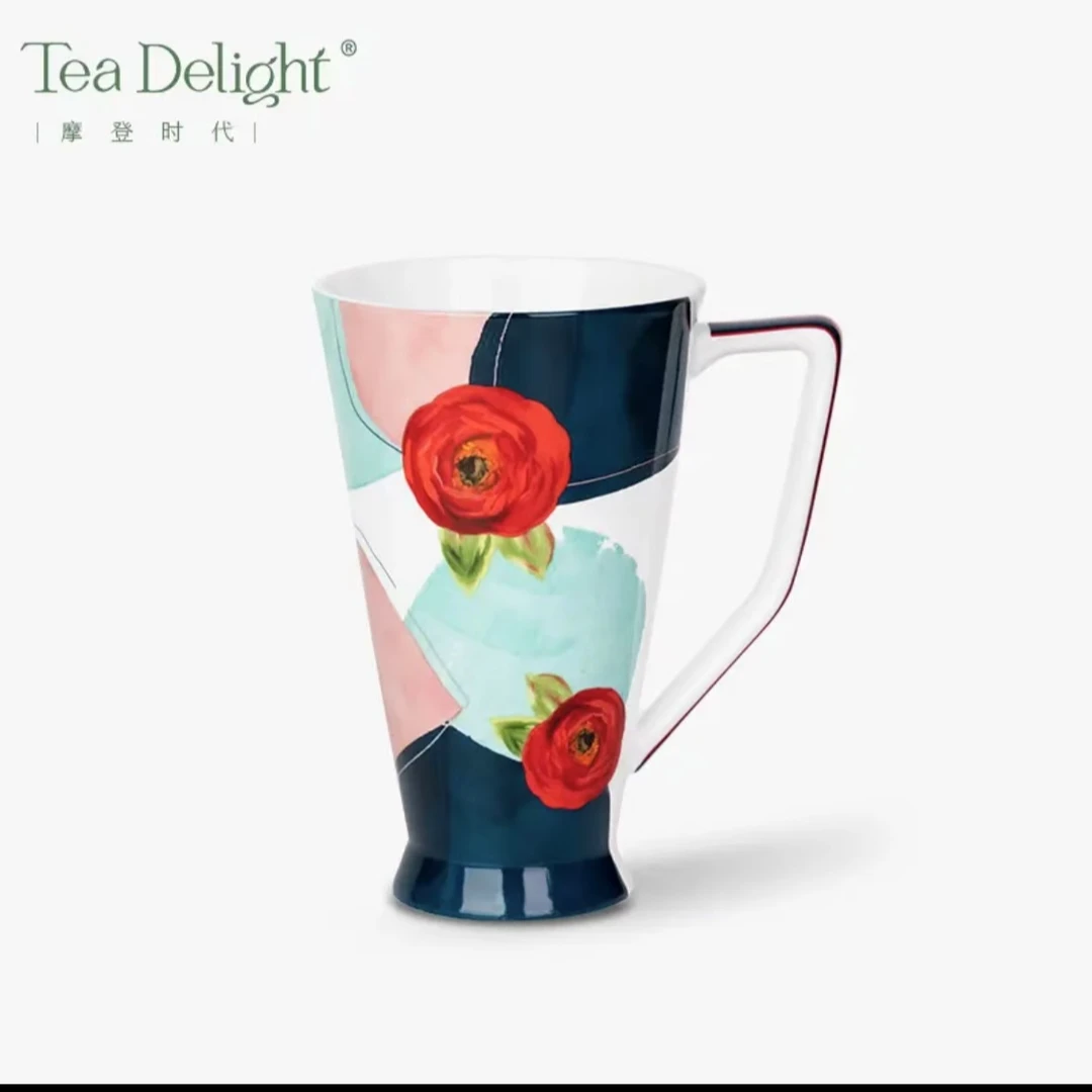 茶欢【摩登时代】高骨瓷轻奢里昂杯