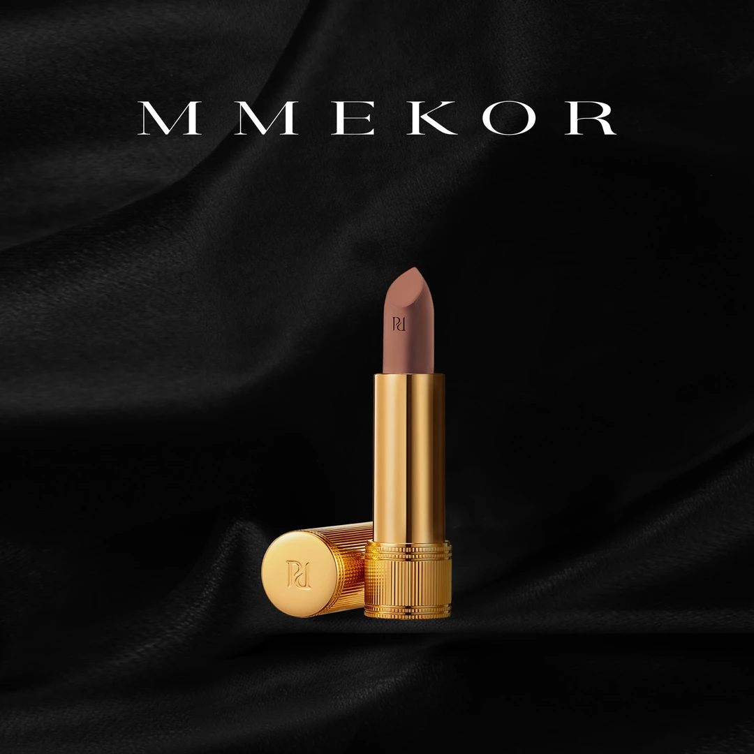 MMEKOR“柔雾小金管”杏仁奶茶777口红丝绒哑光雾面唇膏 25659