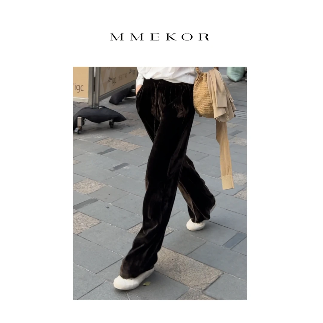 MMEKOR“暮光丝绒裤” 春夏穿搭休闲裤 79178/79177