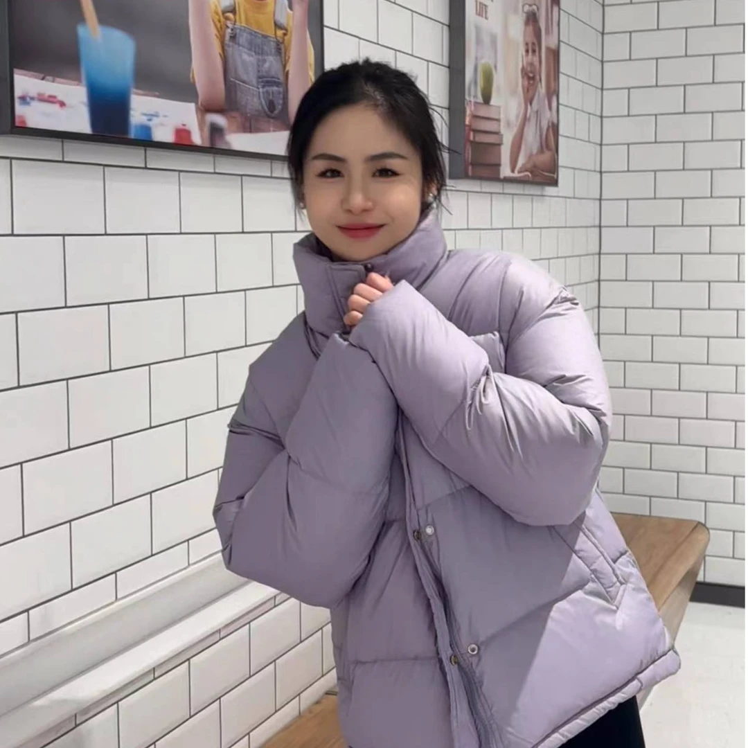 小个子糖果色保暖百搭爆款羽绒服外套时尚休闲-LH2F98