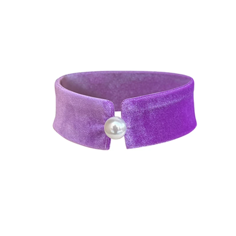 气质洋气百搭秋冬季女士丝绒保暖护脖遮颈纹遮疤痕颈带高级感围脖