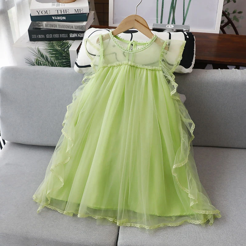女童夏装连衣裙2025新款儿童小女孩公主裙子仙女风夏季