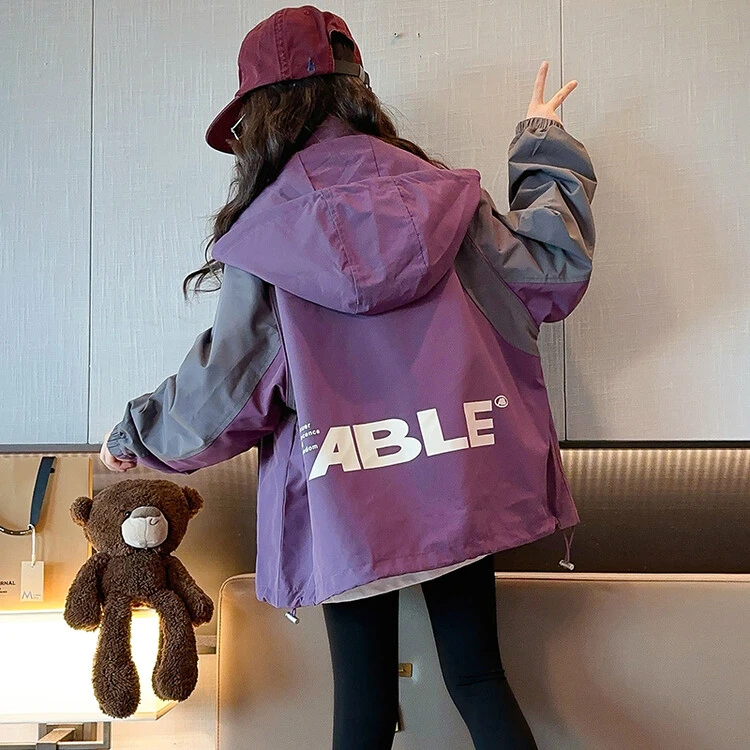 童装女童外套秋装2025新款春秋款网红女中大童儿童装上衣