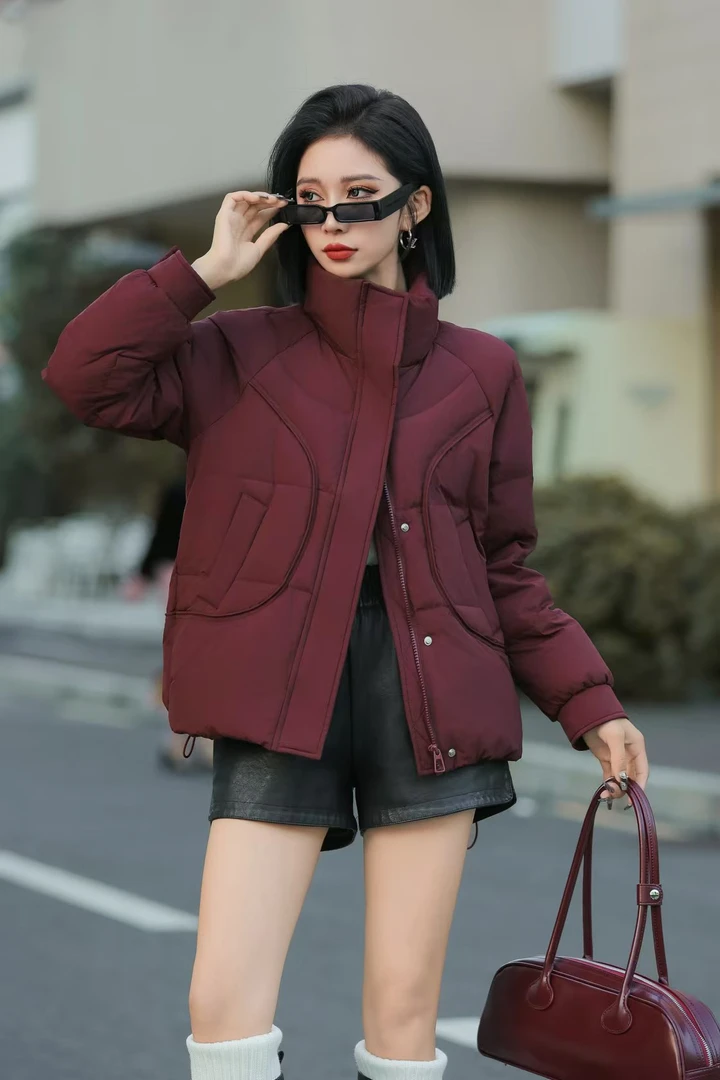 小施家南韩高货白鸭绒外套8860衣长62