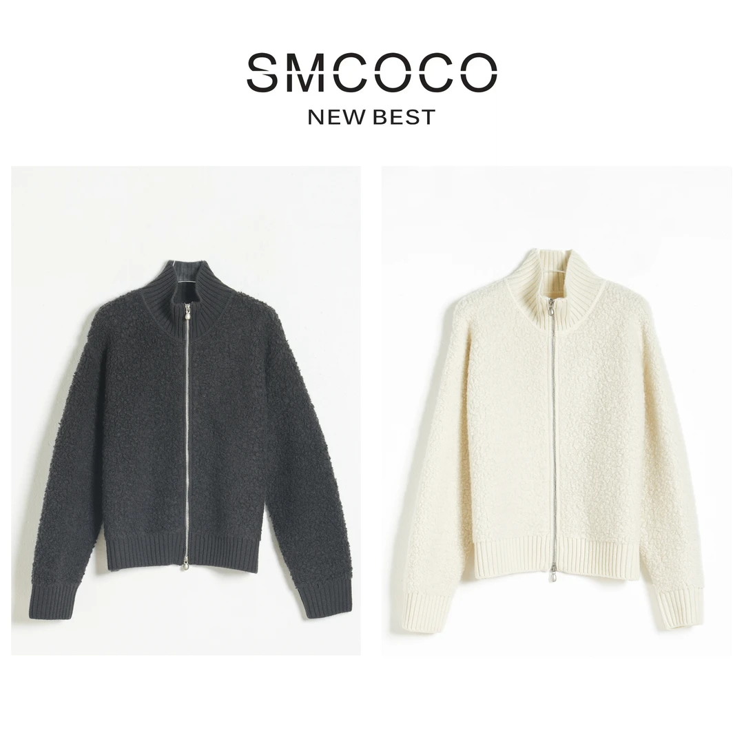 【秋冬新款】羊毛圈圈通勤休闲时尚针织简约气质百搭羊毛衫ZG1033A