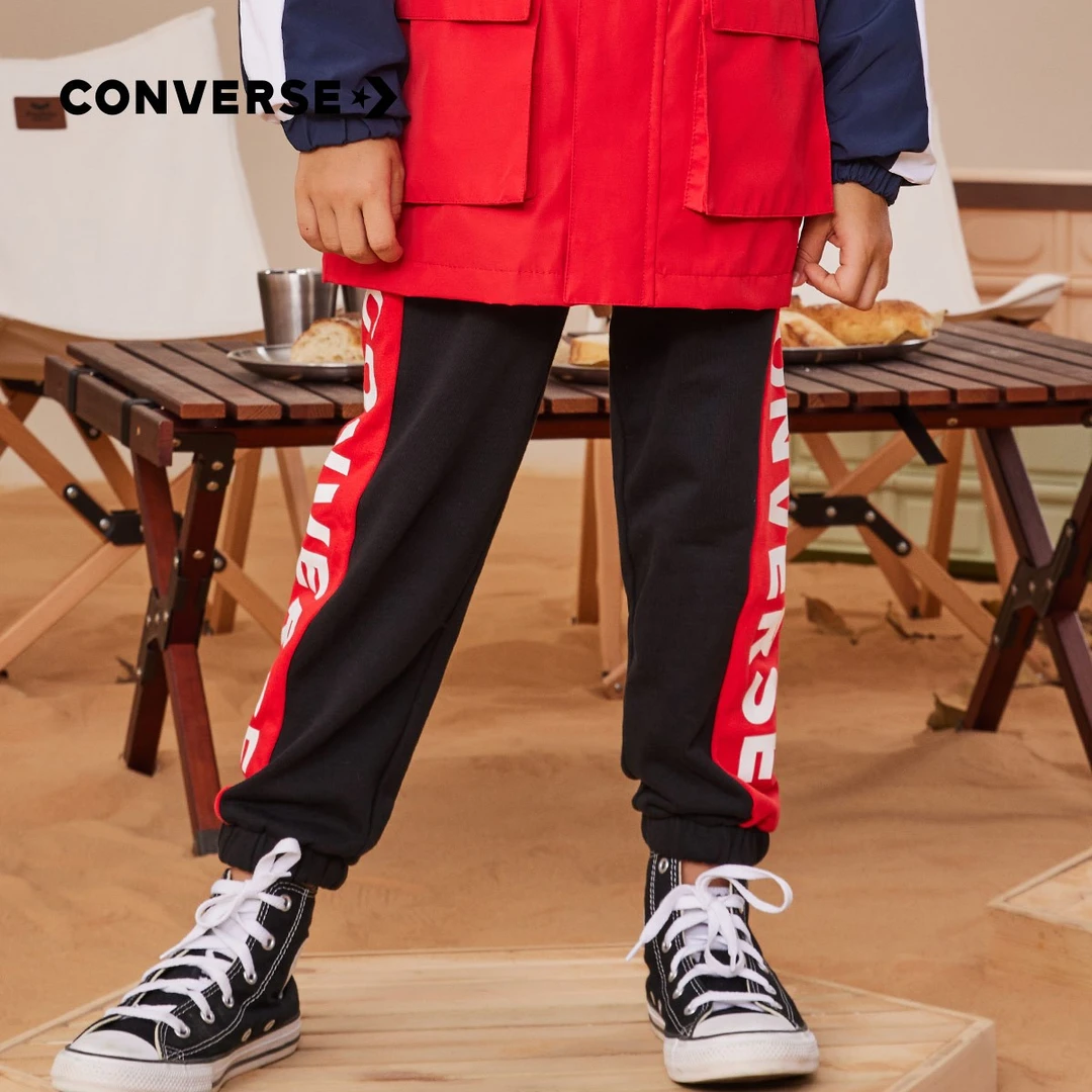 【奥莱专属】Converse/匡威男女童春季加绒保暖针织裤CNVN-F7-D345