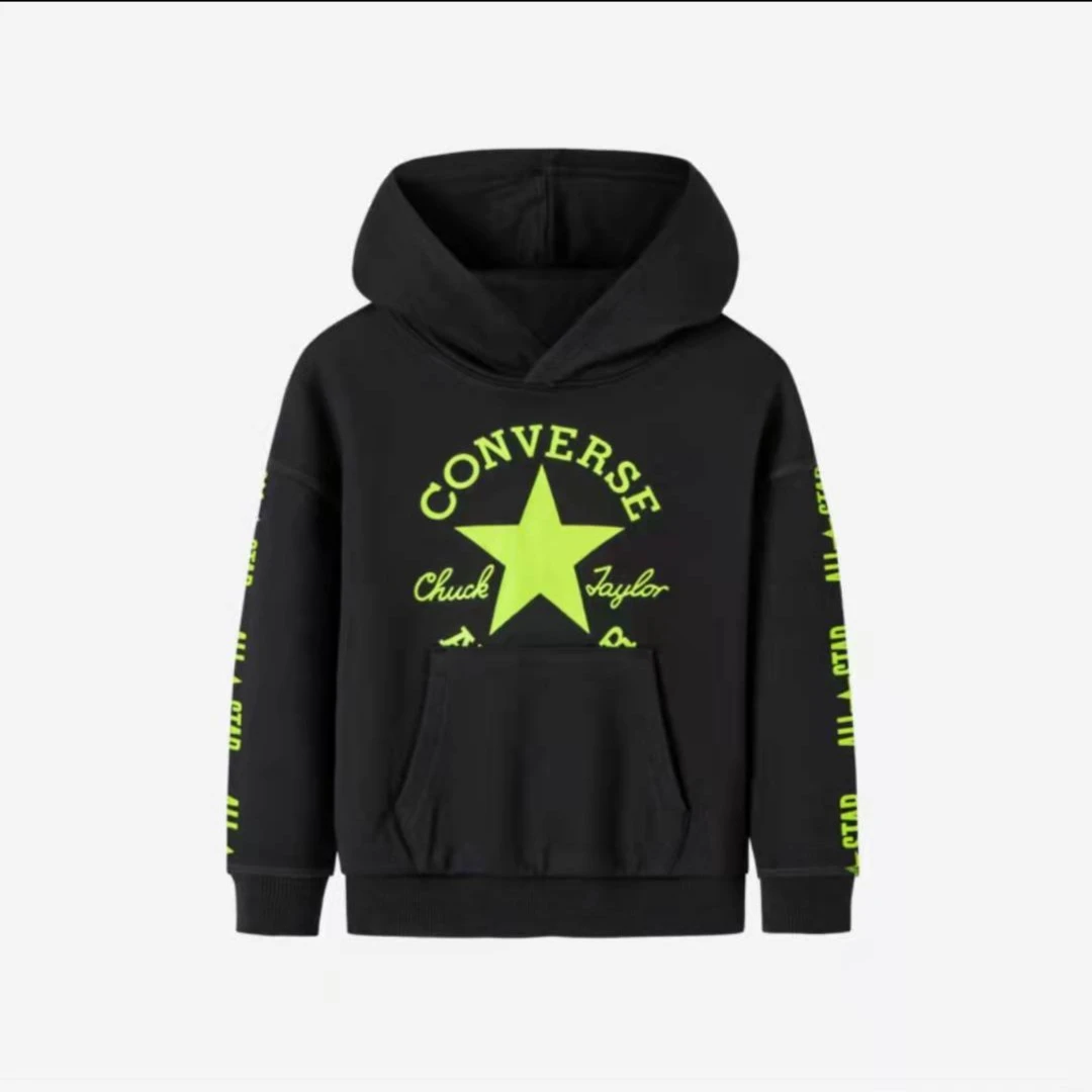 Converse/匡威儿童装男女童针织休闲加绒连帽卫衣CNVN-FW-C196