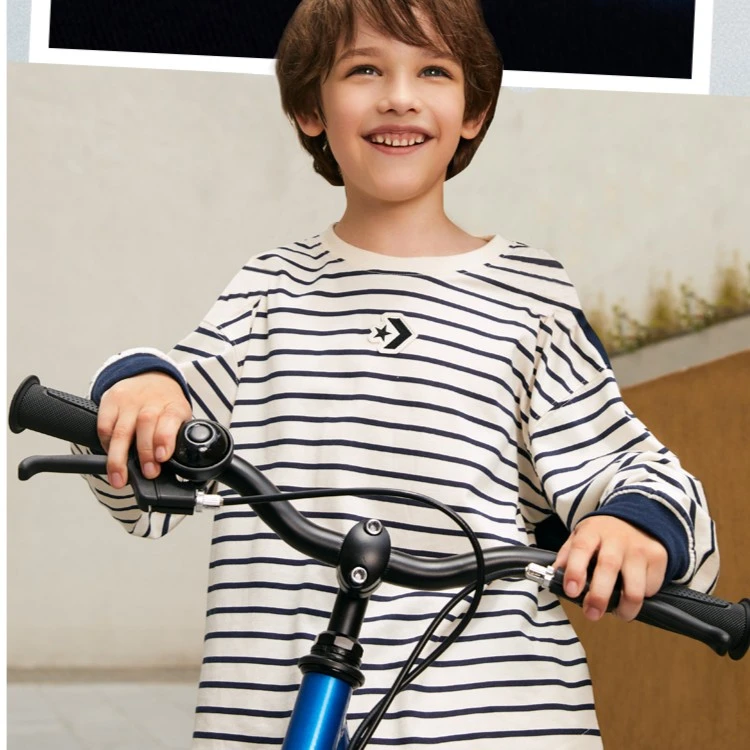 Converse/匡威童装男童圆领针织秋季儿童潮牌长袖T恤CNVN-LK-E078