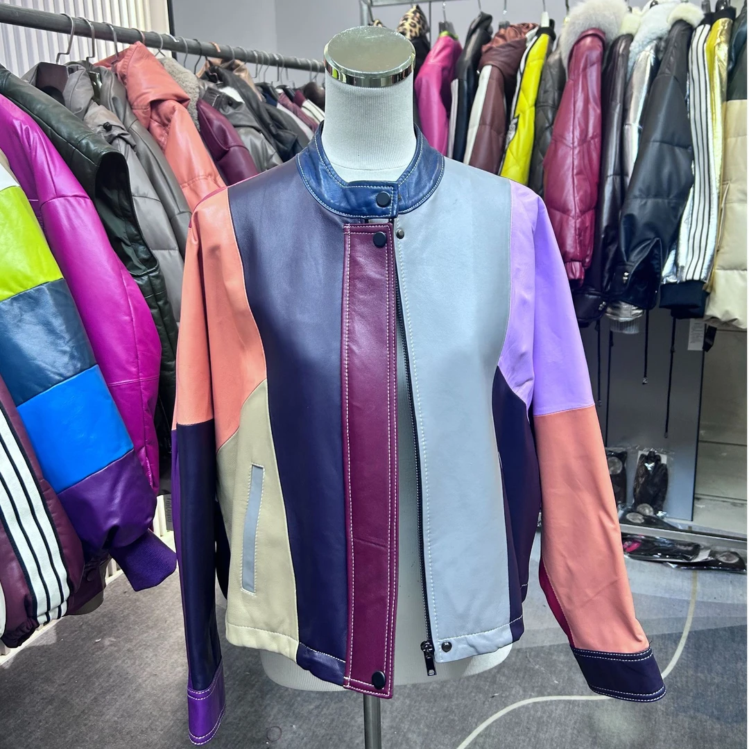 【OND】时尚女款皮衣外套