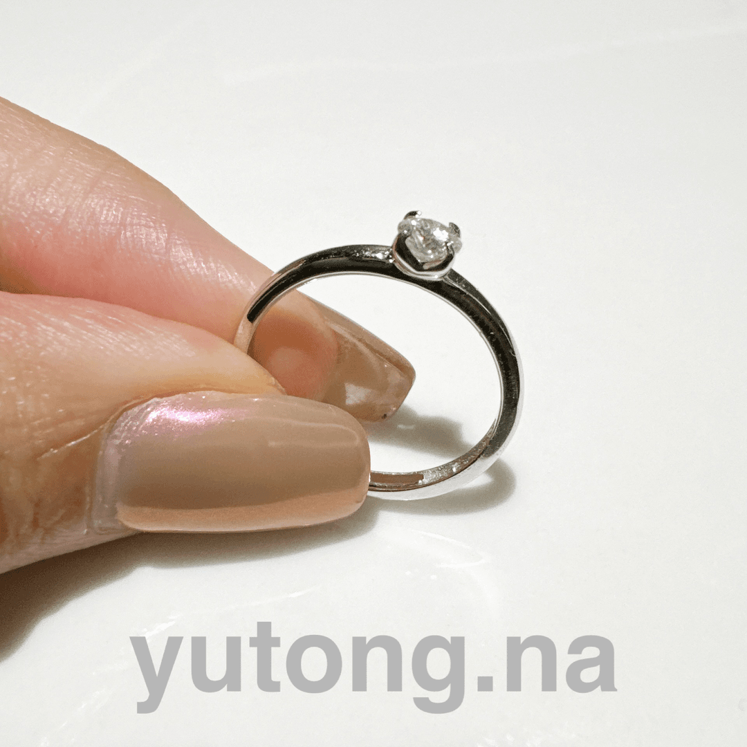 925银莫桑石戒指 雨桐轻奢饰品戒指NA2820S