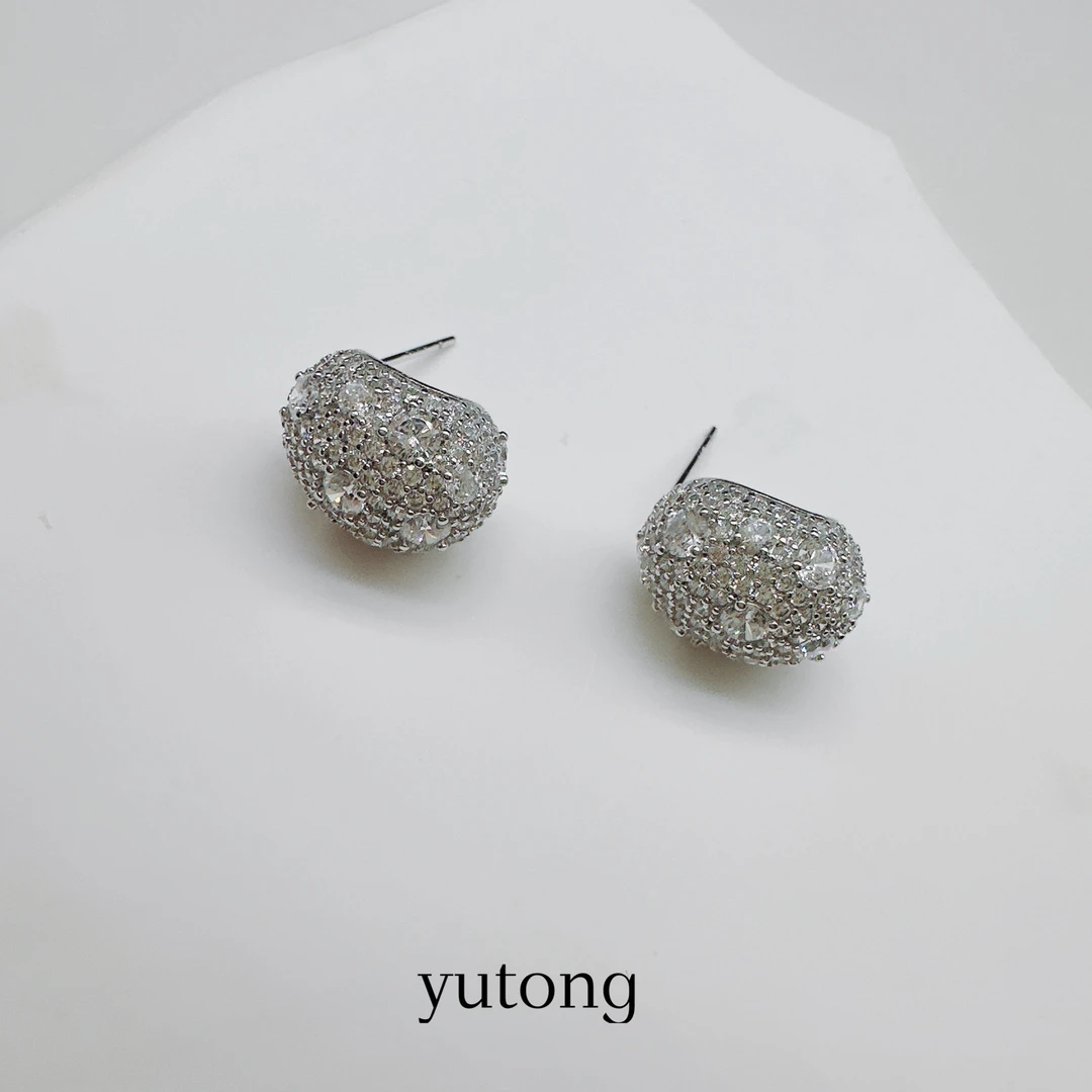 925银合成锆石耳饰 【雨桐轻奢饰品】设计款耳环LWW28754