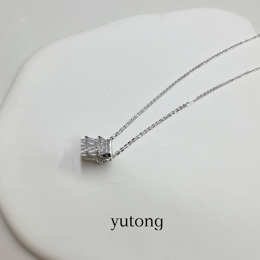 链子925银合成锆石 【雨桐轻奢饰品】设计款项链LWW2801F