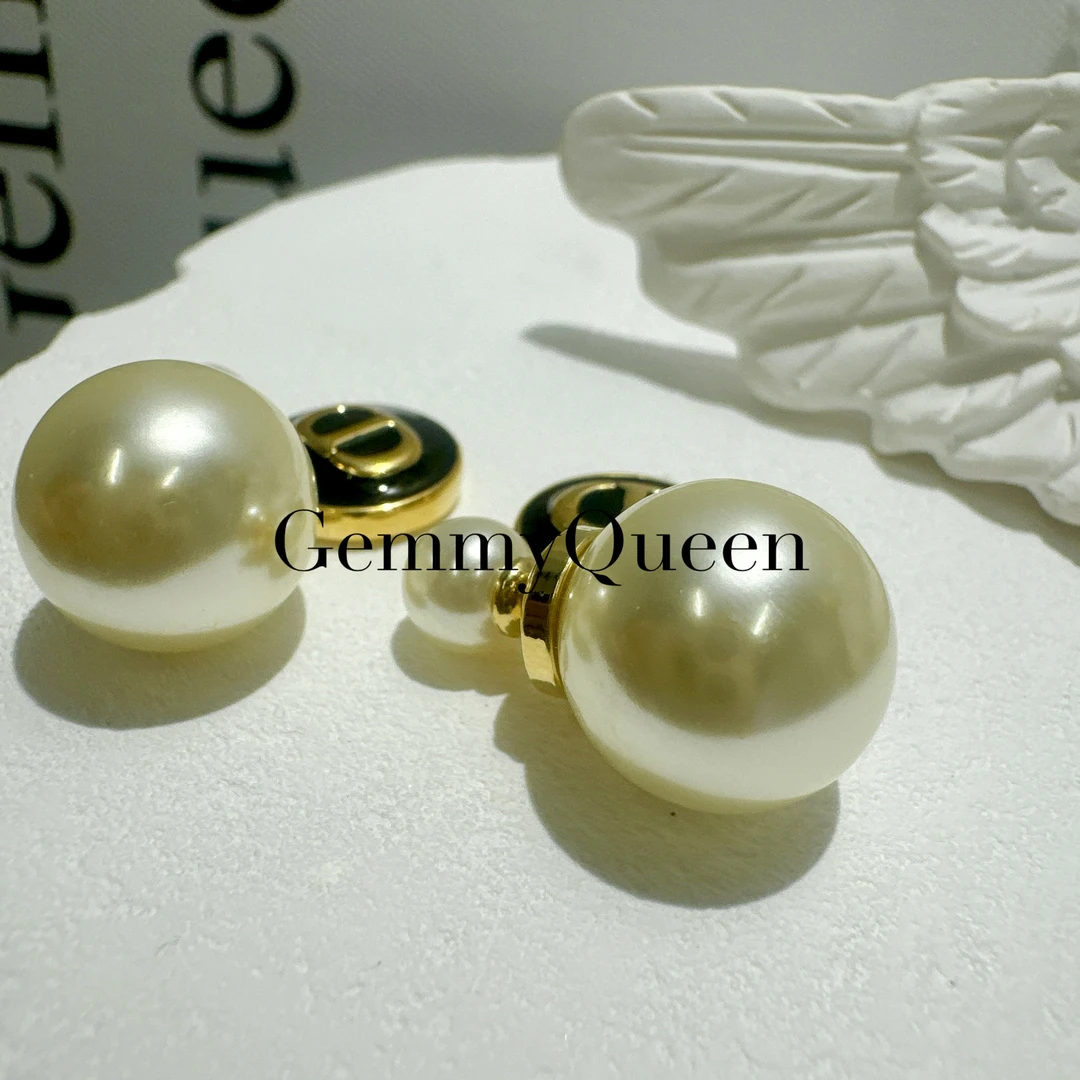 铜合金仿珍珠耳饰 GemmyQueen高定耳环GQ00665