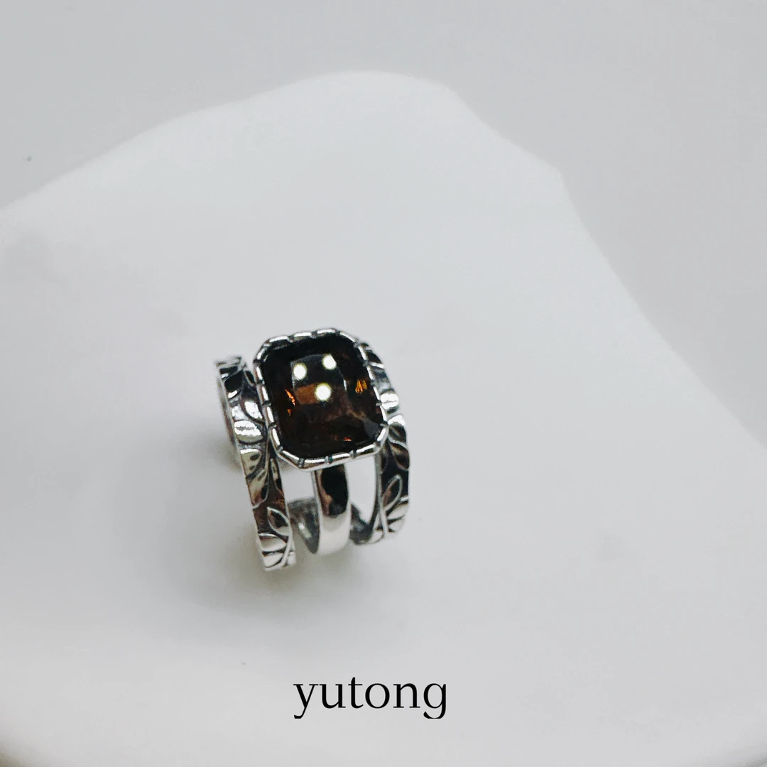 铜合金合成锆石戒指 【雨桐轻奢饰品】设计款戒指LWW283L9