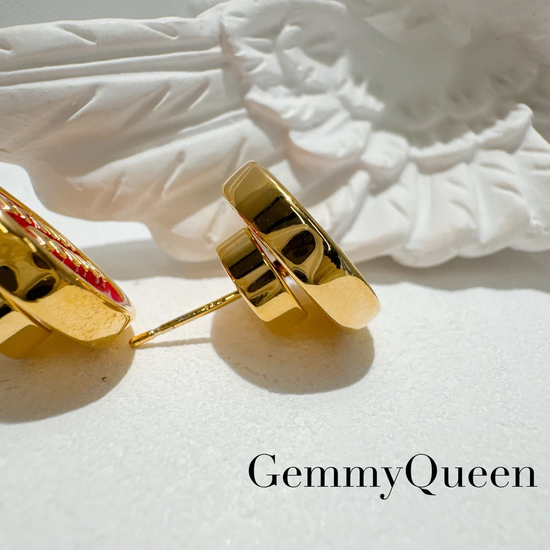 铜合金耳饰 GemmyQueen高奢耳环GQ00873