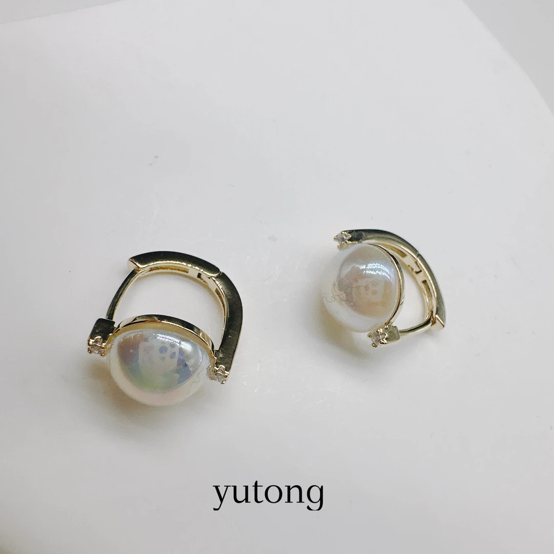 铜合金仿珍珠耳饰 【雨桐轻奢饰品】设计款耳环LWW2829M