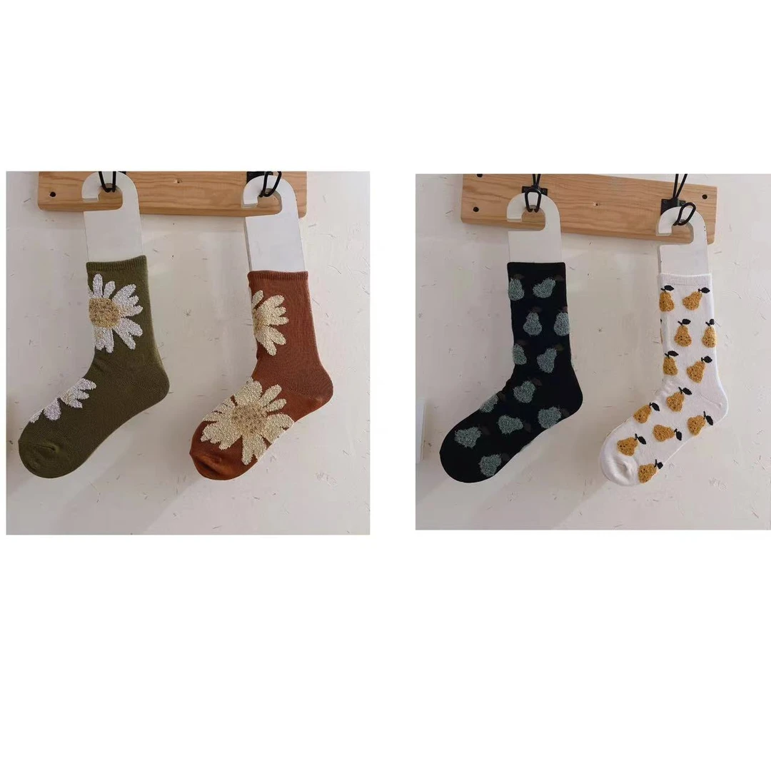 【袜子组合】婷婷同款推荐 百搭时尚经典舒适中筒袜子介意瑕疵慎拍