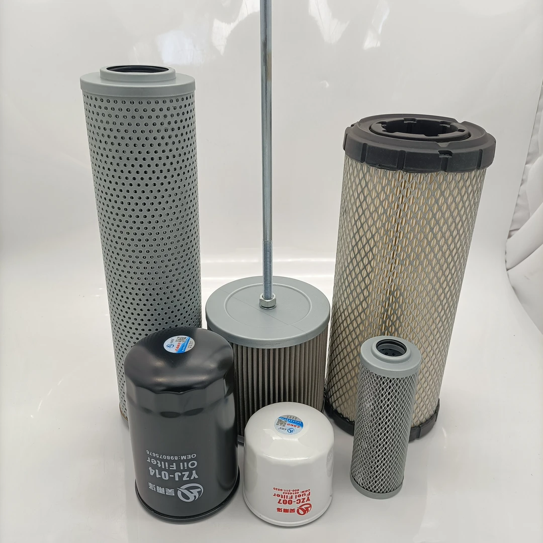 吴雨泽适用日立EX60LC-5机油柴油格空气液压回油进油先导管路滤芯