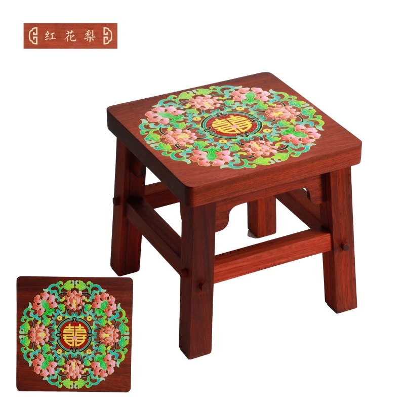 【檀锦阁凳礼】千斤凳-凳-红花梨-A01586