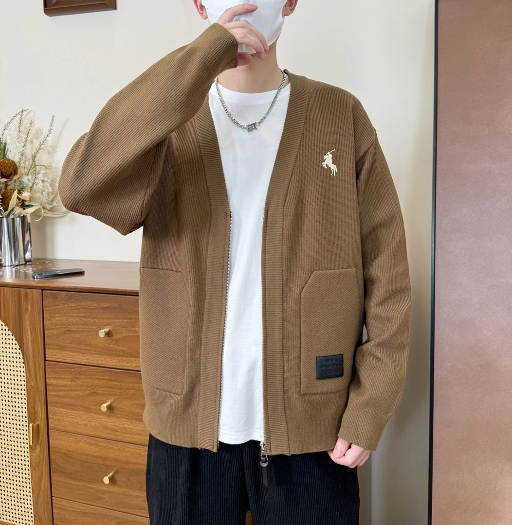 《 珂玛伊潮流男装专属》秋季新款潮流时尚休闲男女同款毛衣开衫