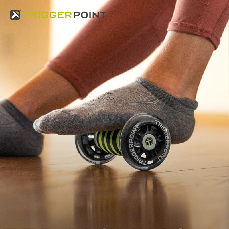 triggerpoint按摩滚轮专业放松大腿小腿肌肉实心瑜伽放松按摩器材