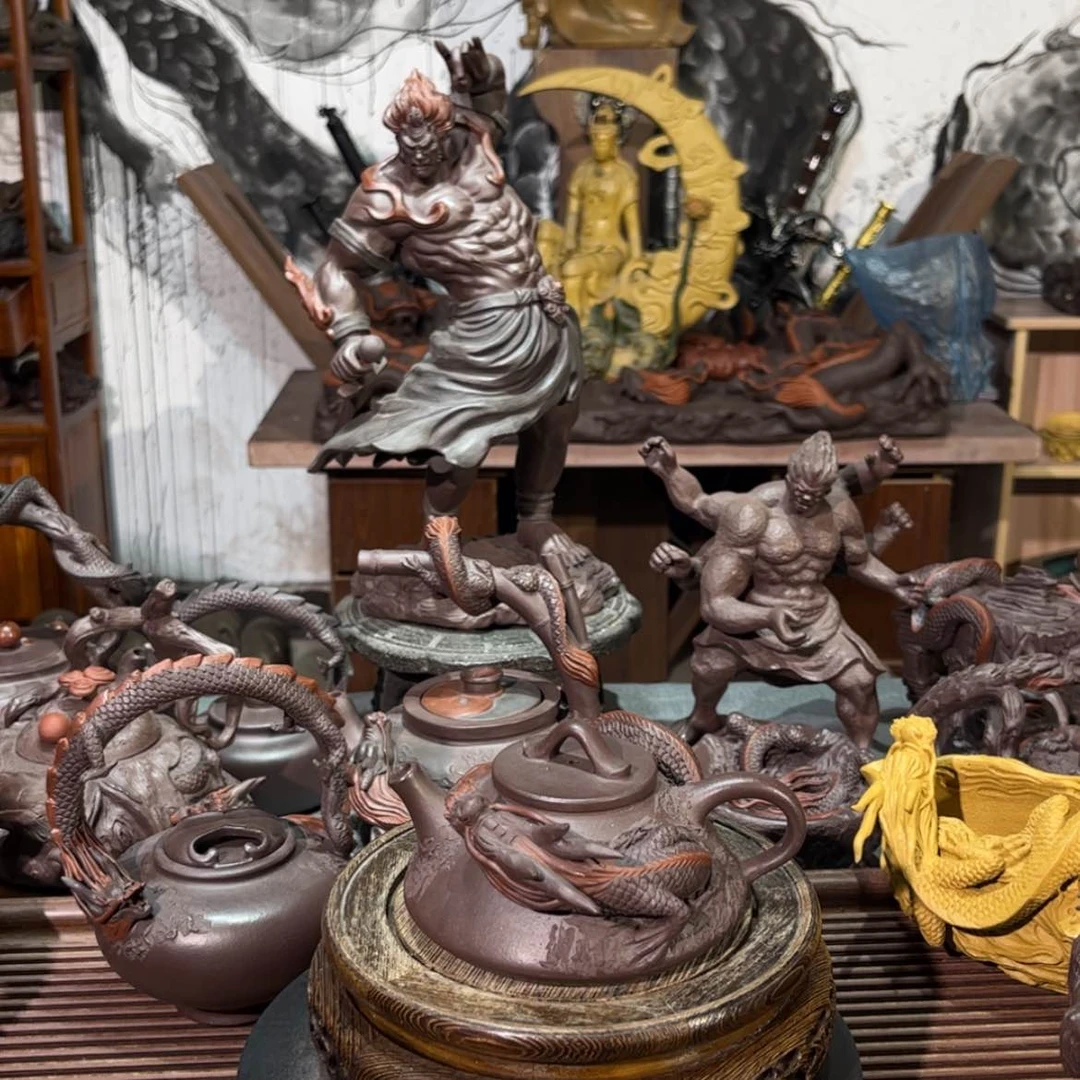 【闪购商品】紫砂茶壶狼**心