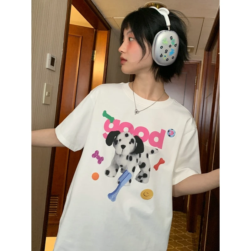 美好商店good玩具斑点狗休闲百搭卡通短袖T恤
