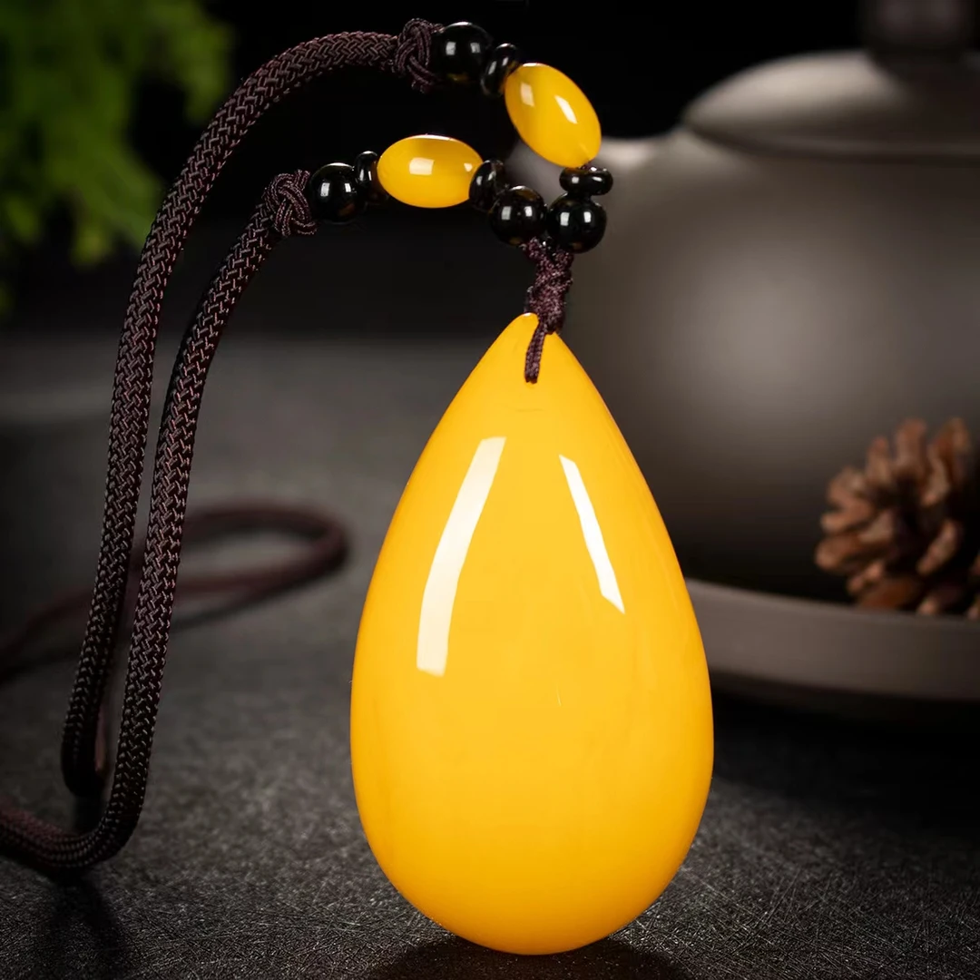 H1单原皮大水滴吊坠时尚经典百搭款