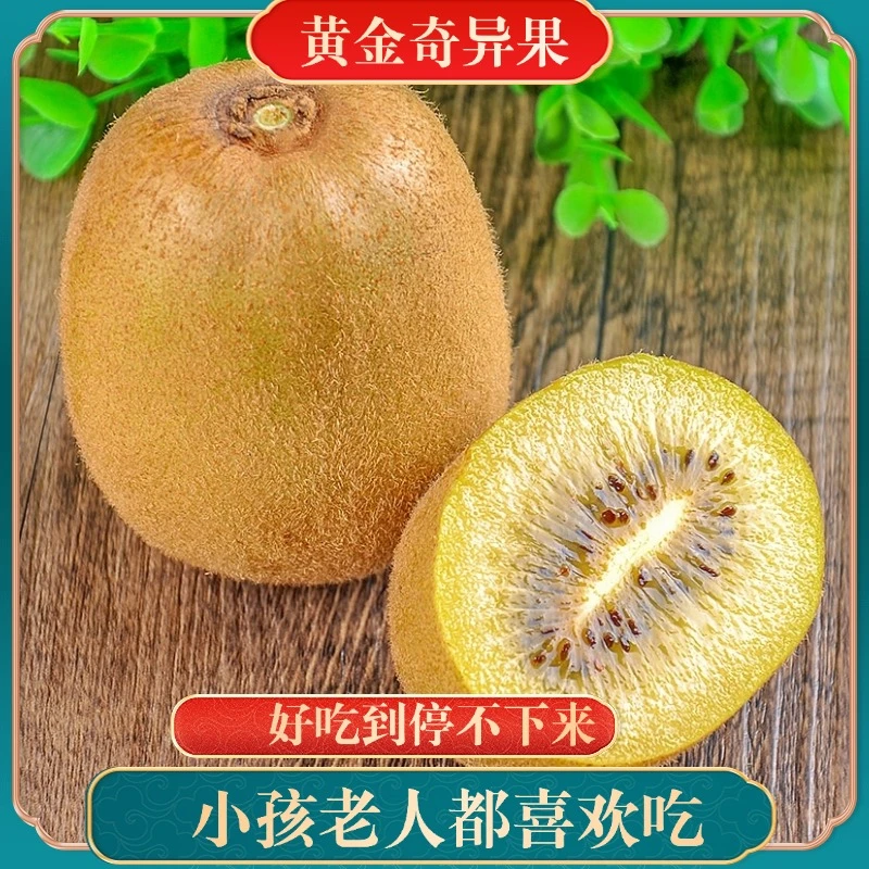 1号【现摘现发】黄金奇异果香甜多汁皮薄肉厚产地直发10枚起