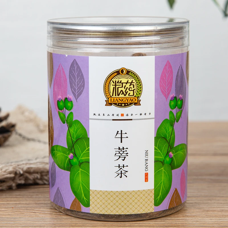 粮药牛蒡茶花草茶 正宗牛蒡根片120g干茶罐装优质干净代用茶
