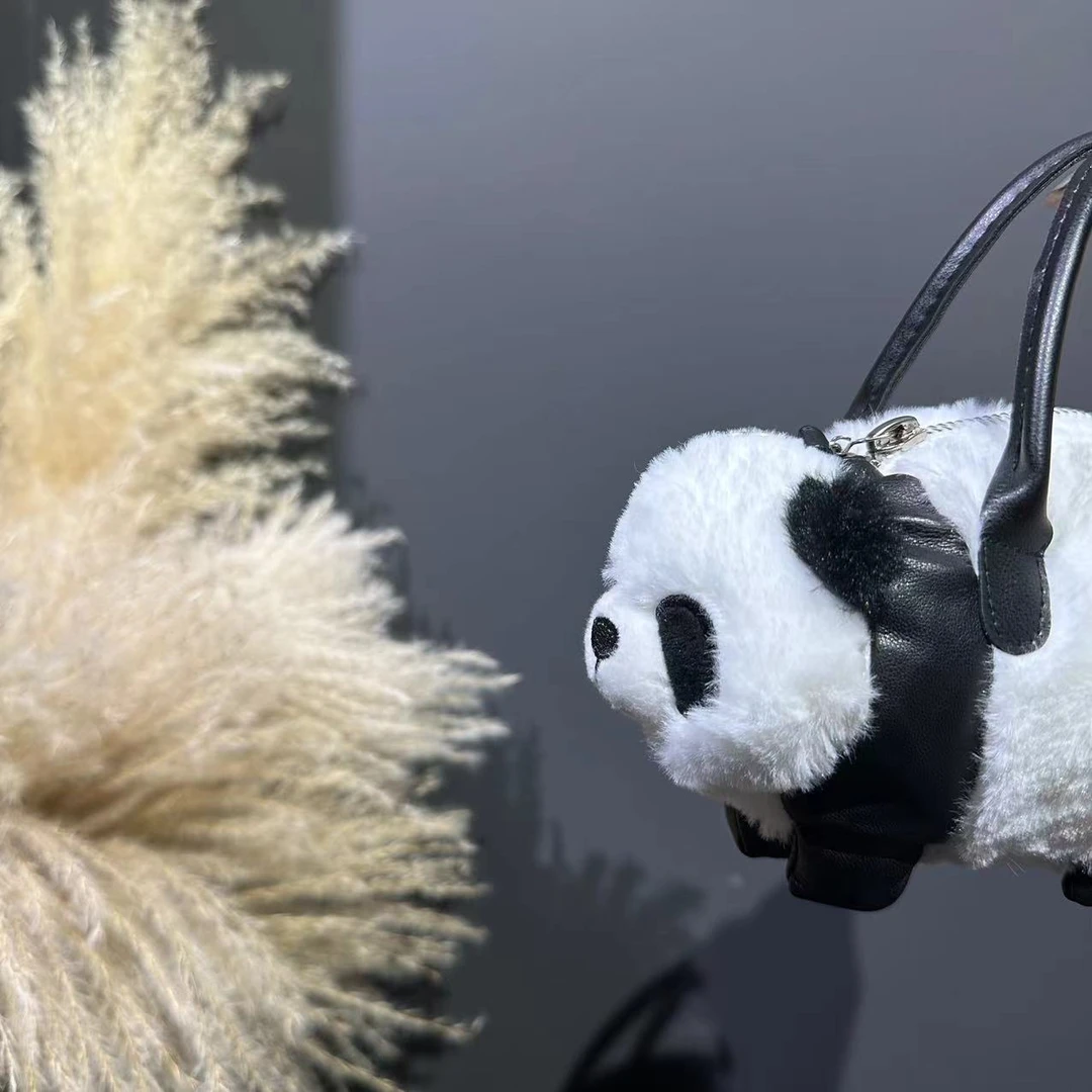「桃汽乌龙茶」panda迷你斜挎包