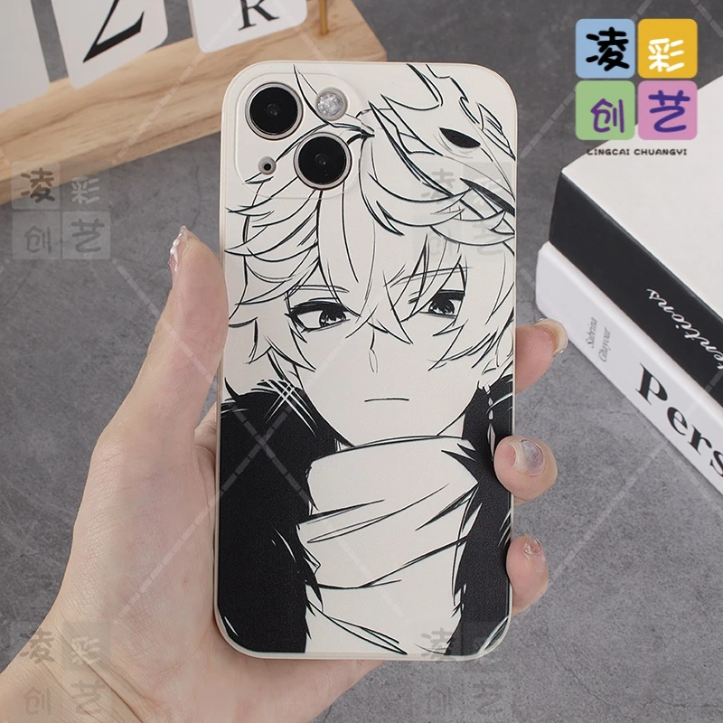 凌彩创艺适用于苹果华为小米手机壳原神公子达达利亚直边保护套