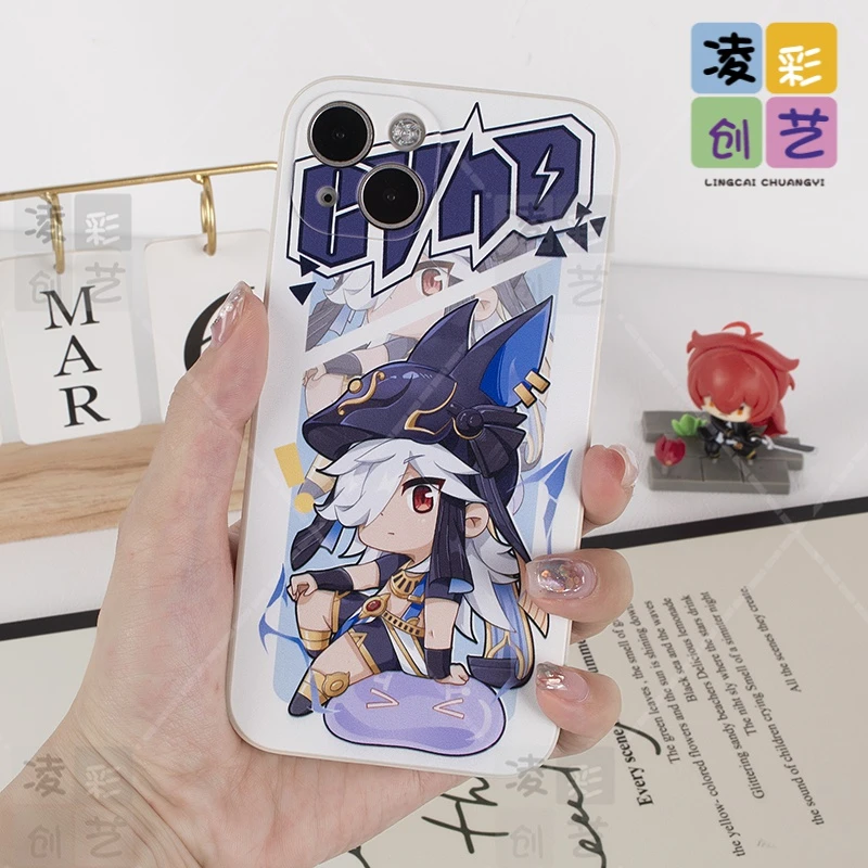 苹果15oppo荣耀vivo华为手机壳二次元游戏赛小诺直边保护套
