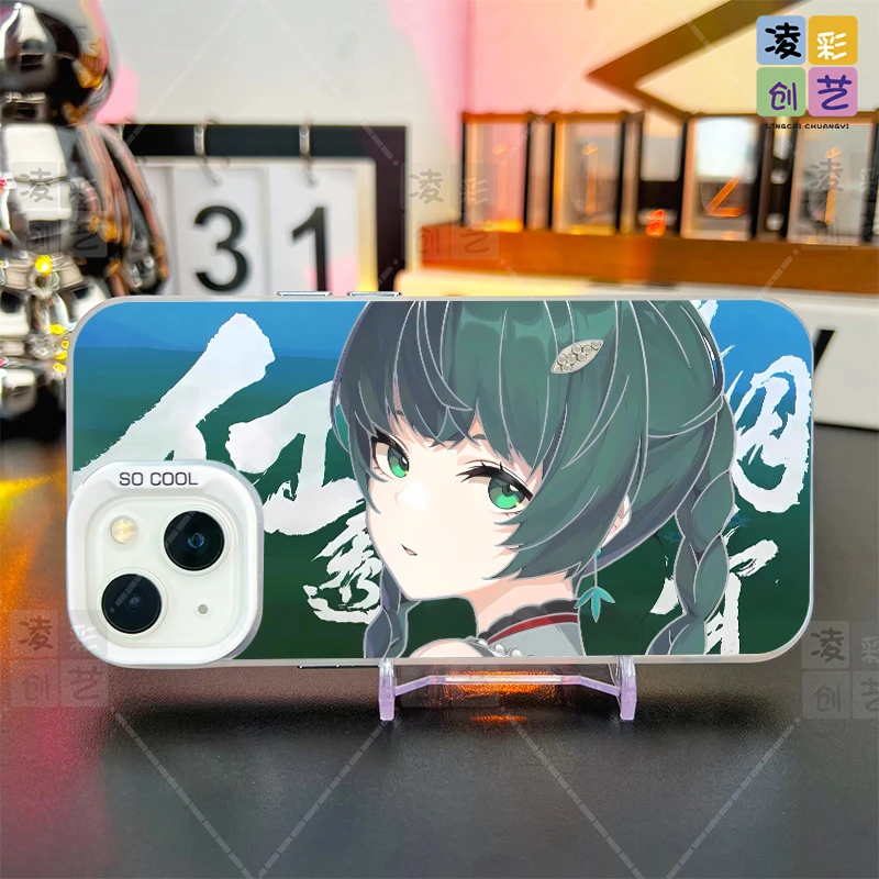 凌彩创艺适用苹果华为小米二次元绝区零周边青衣IMD彩银壳
