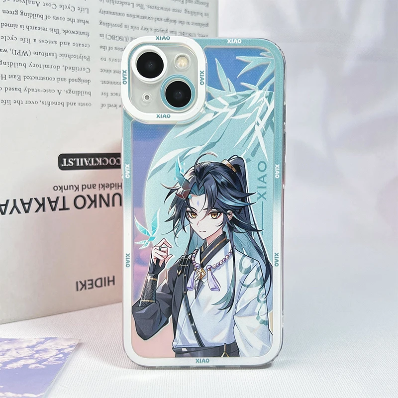 凌彩创艺苹果15华为oppo小米vivo新中式魈仙人天使眼透明软手机壳