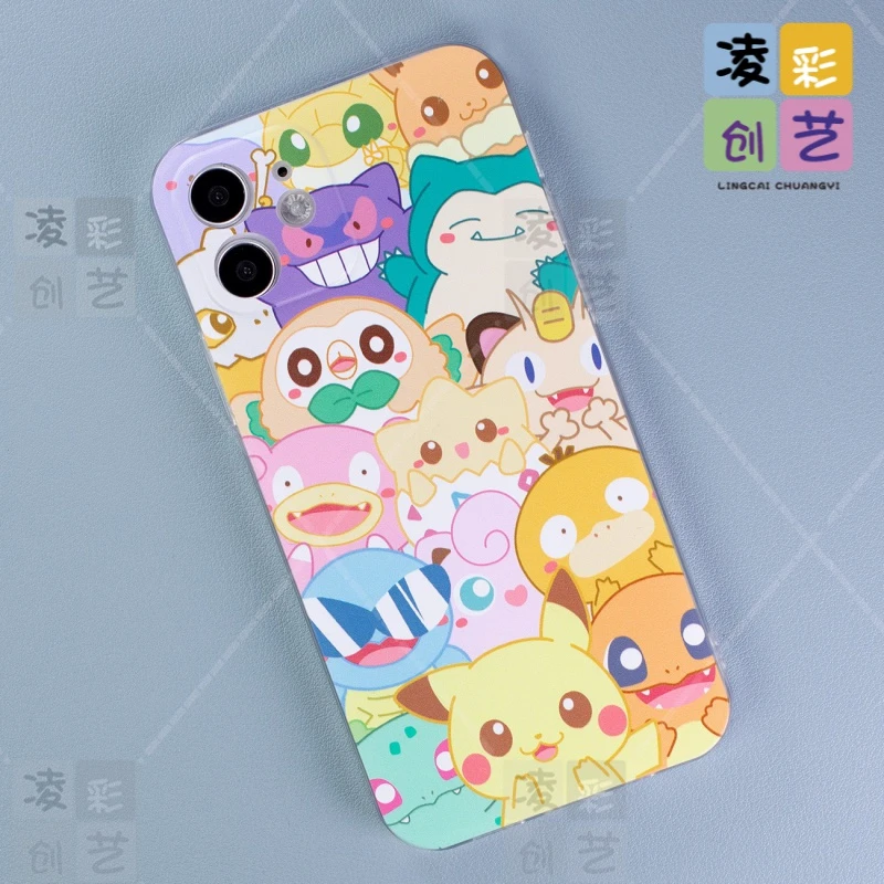 苹果oppo vivo华为荣耀小米手机壳宠物小精灵直边透明壳全包软套