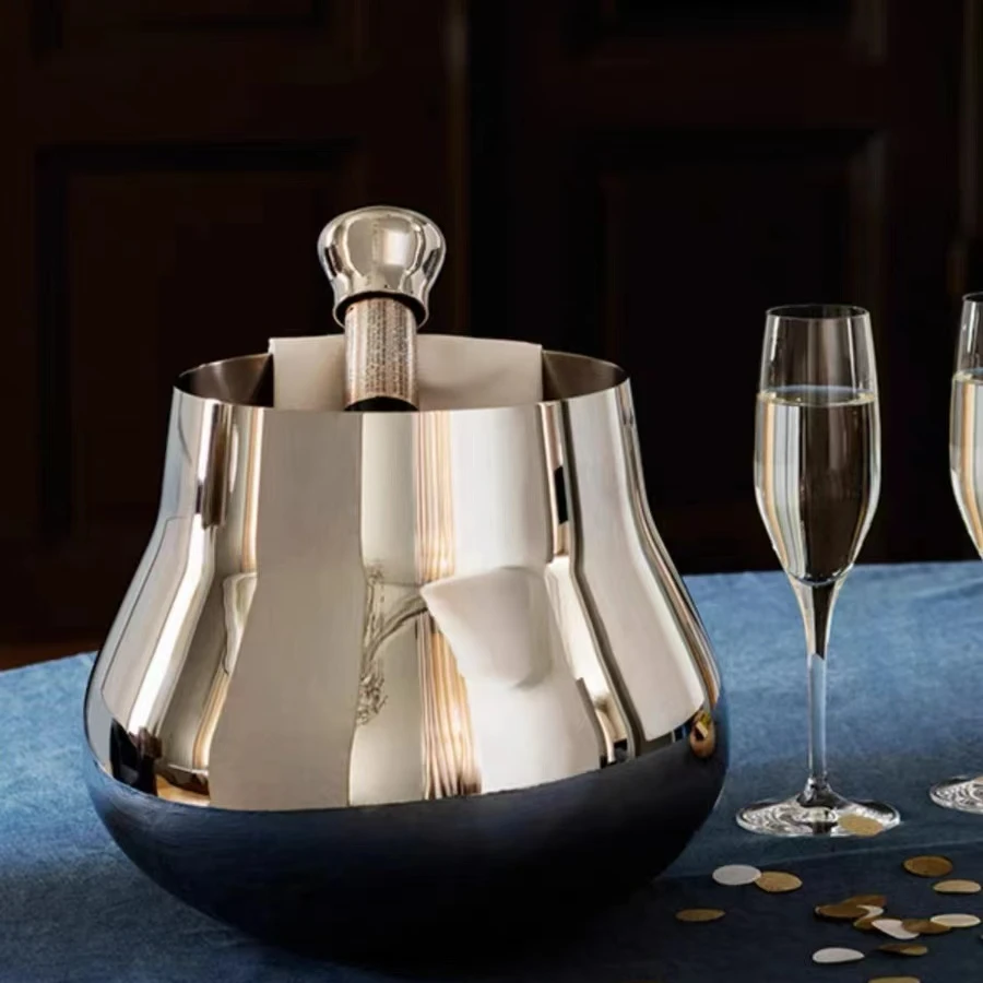 Georg Jensen乔治杰生不锈钢香槟冰桶冰镇啤酒冰块桶聚会派对家用