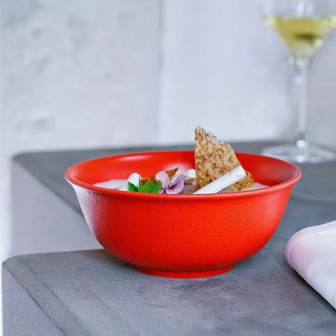 RAKNANOPLATERIMLESS家用北欧风ins高颜值圆形陶瓷米饭碗饭碗12cm