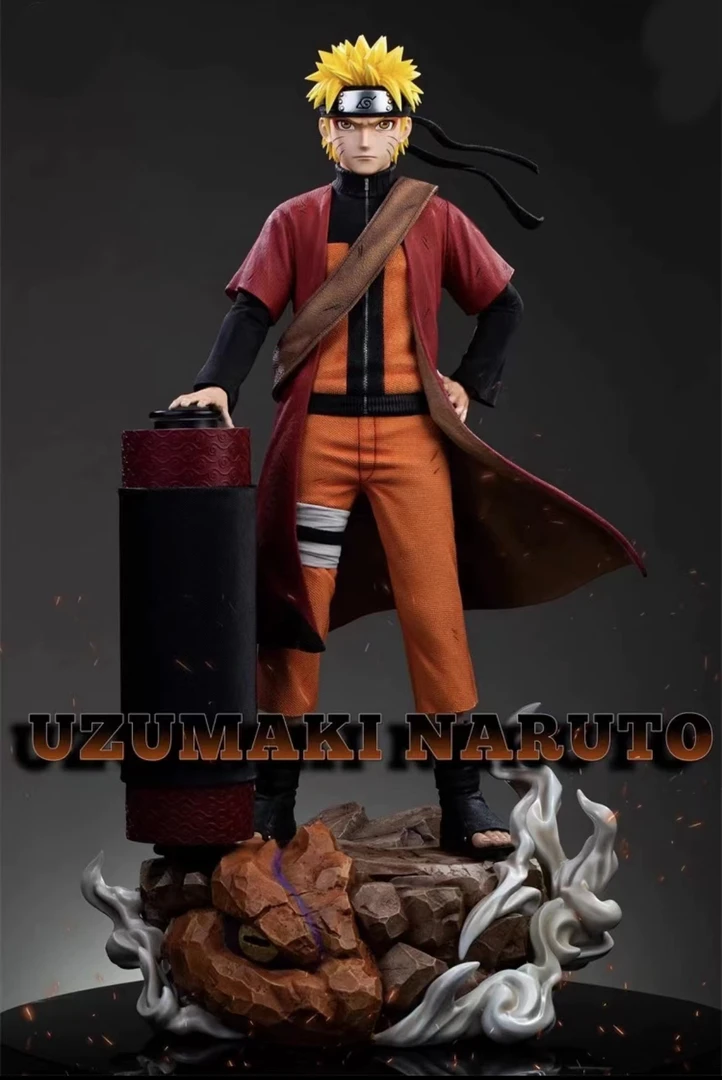 国潮玩具【盖世潮玩】火影系列卷轴鸣人 现货43cm高优质手办模玩