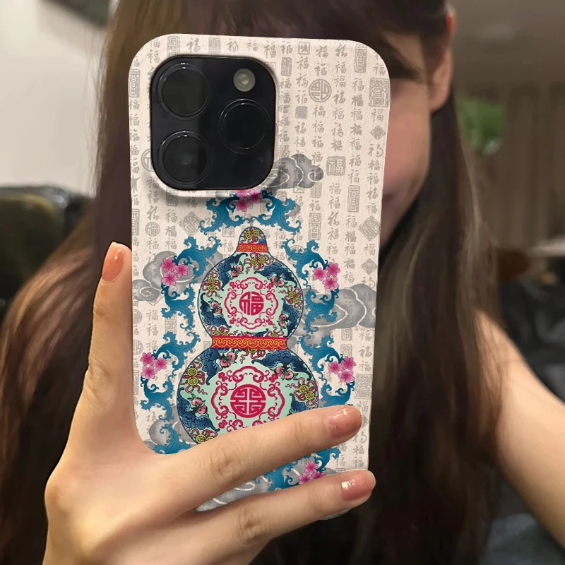 【葫芦福】新款国风适用于iPhone16苹果15promax手机壳14pro小众13