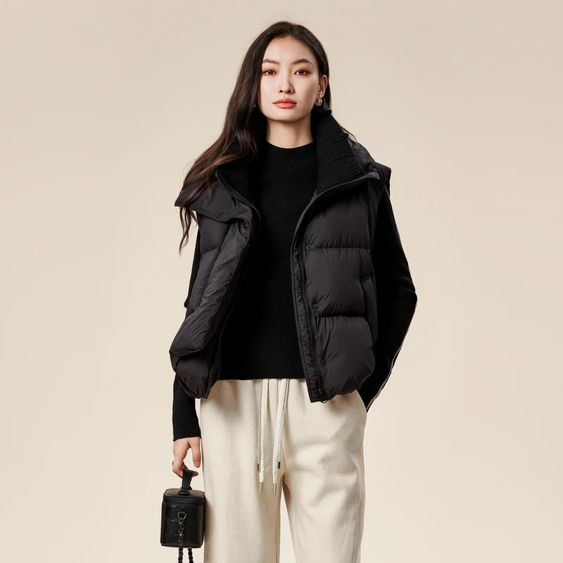 XG雪歌羽绒马夹XK406881A890