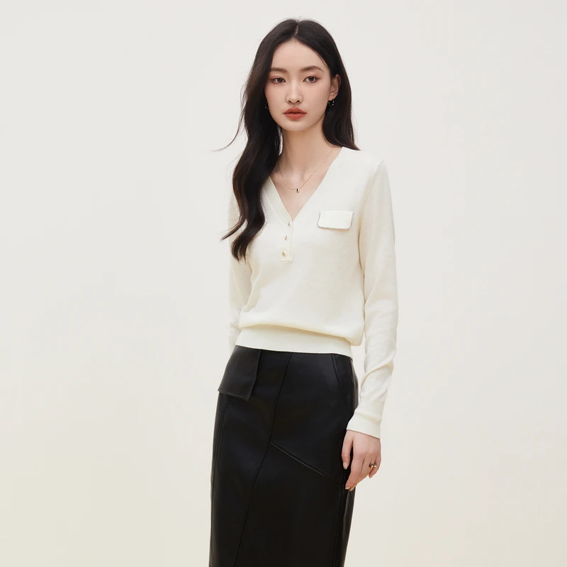 毛针织衫XI411024A351