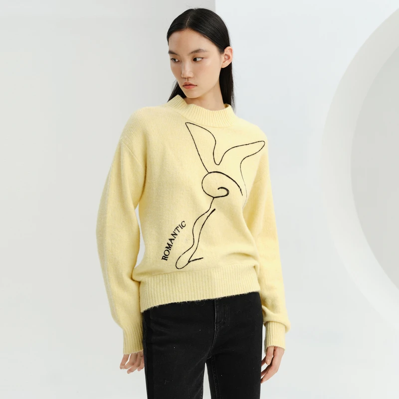 毛针织衫XI411048B830