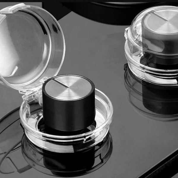 燃气灶开关防油罩挡油灶台清洁防污煤气灶旋钮保护盖防油盖