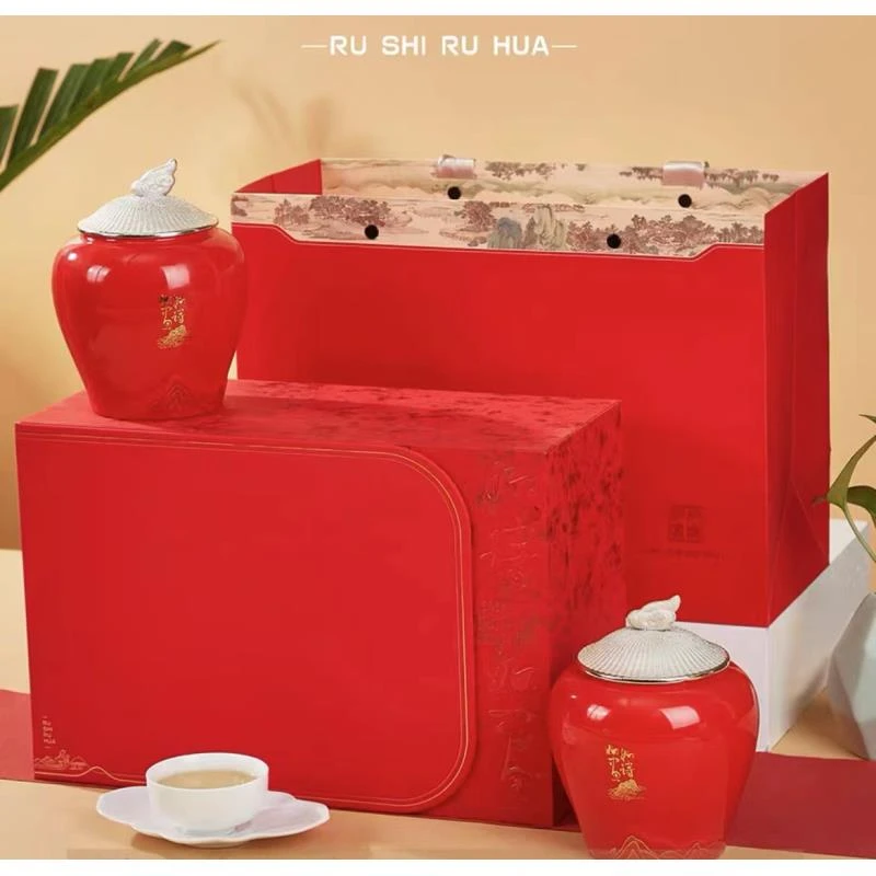 正宗云南滇红古树红茶陶瓷罐装茶叶蜜香型茶叶礼品年货送长辈礼品