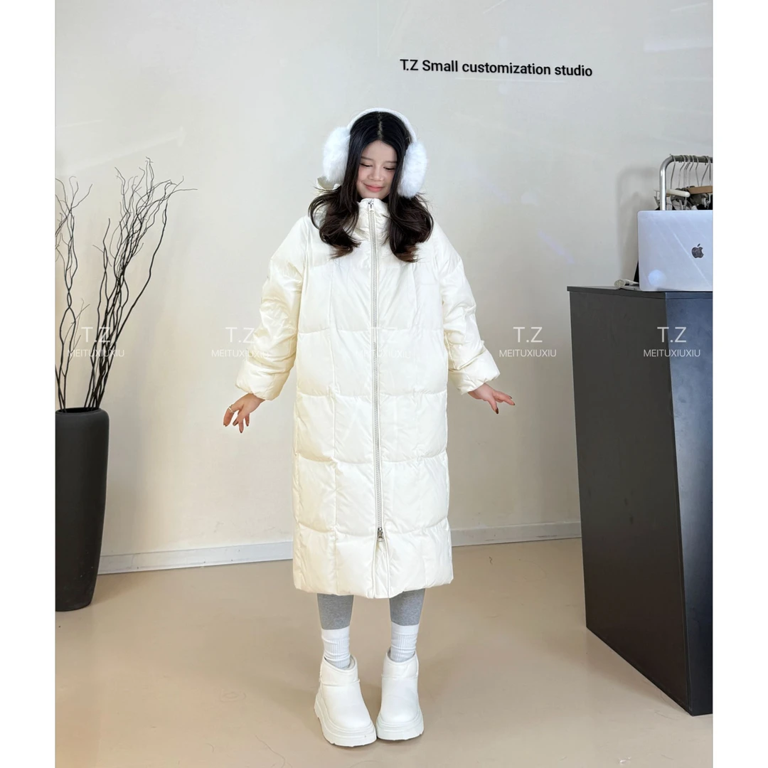 【婷子定制】~150小个大白窄版90白鸭绒外套B931(不能机洗只能干洗)